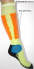 Mi-bas de ski pour protection tibiale, malloles, mollet. 4